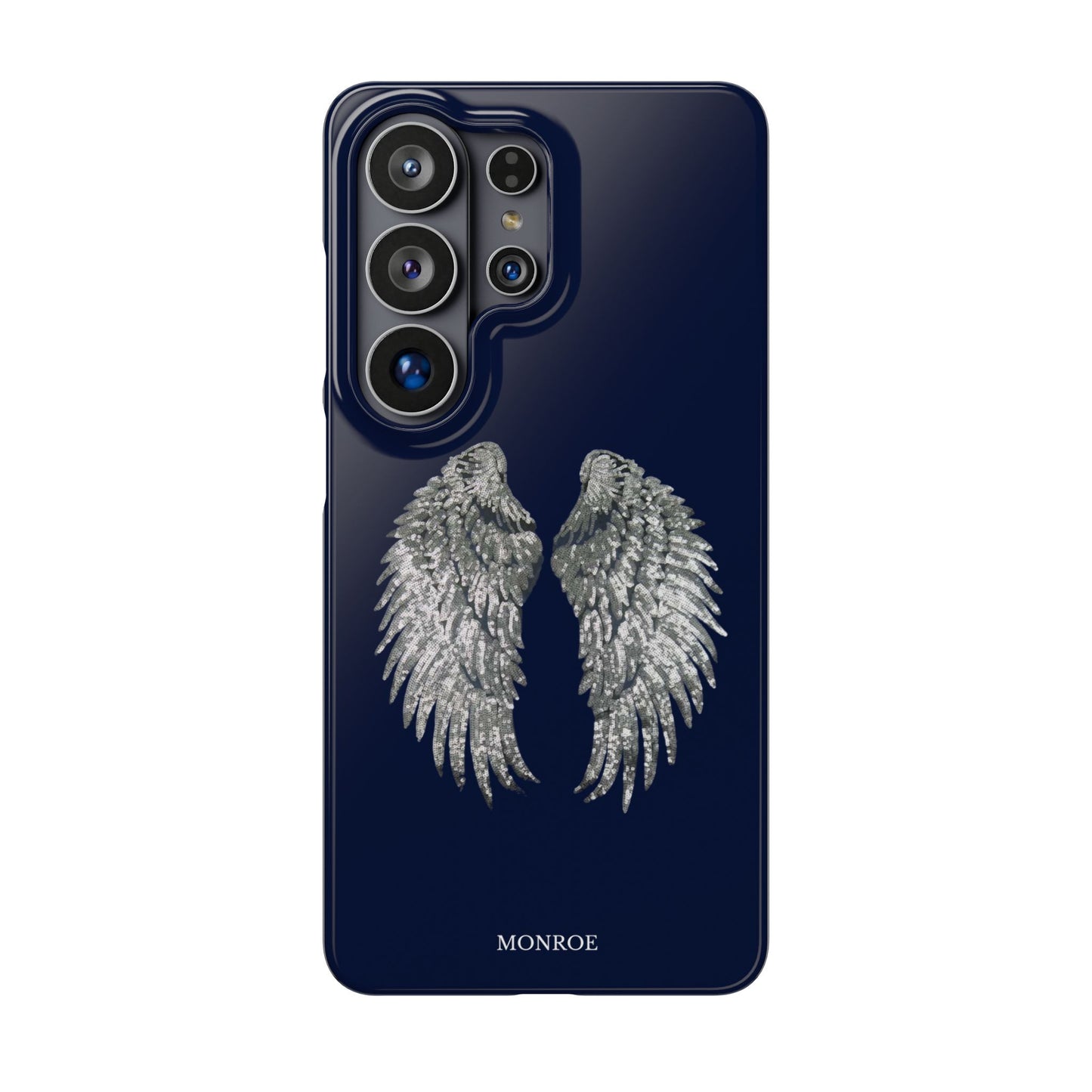 Navy Angel Wings Case