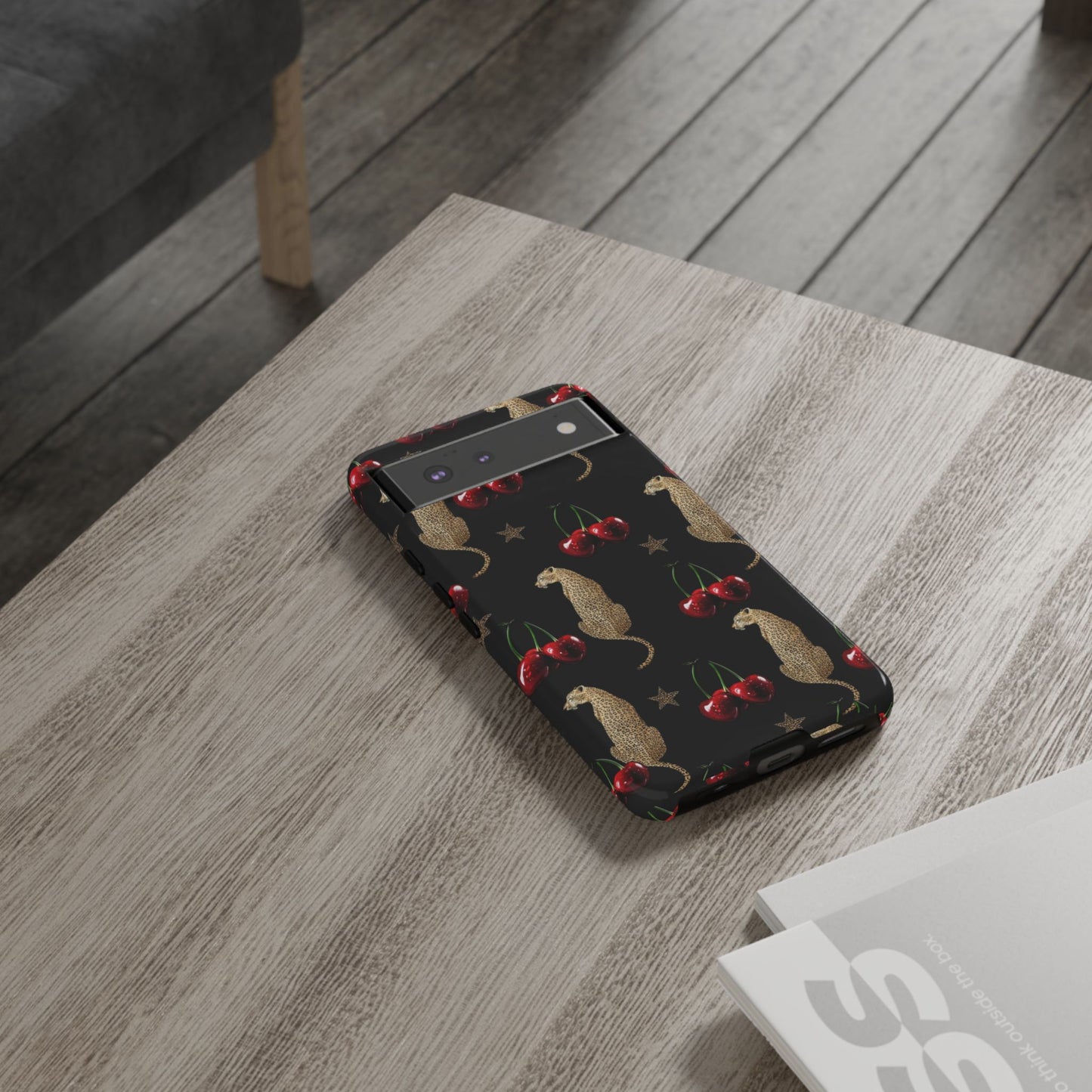 Leopard & Cherry Tough Case