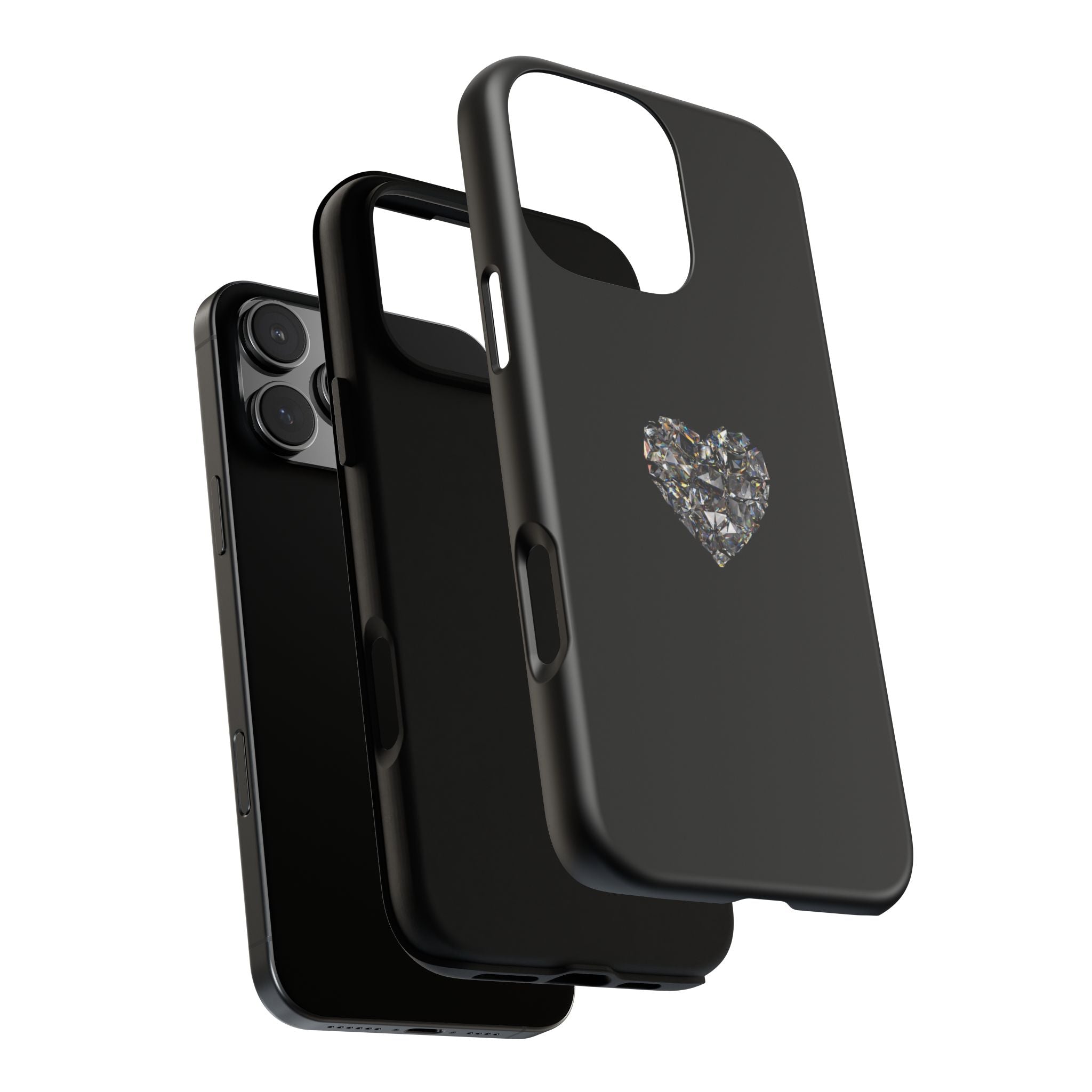 Crystal Heart Phone Case