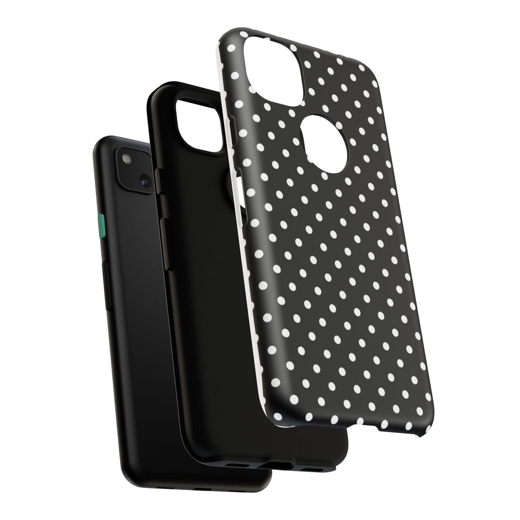 Black Polka Dot Phone Case