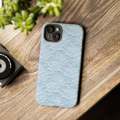 Glacier Blue Lace Tough Case