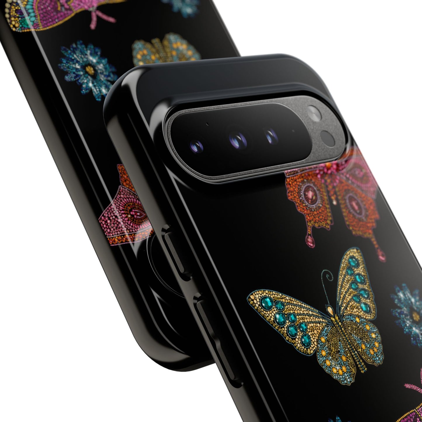 Butterfly Beaded Tough Case