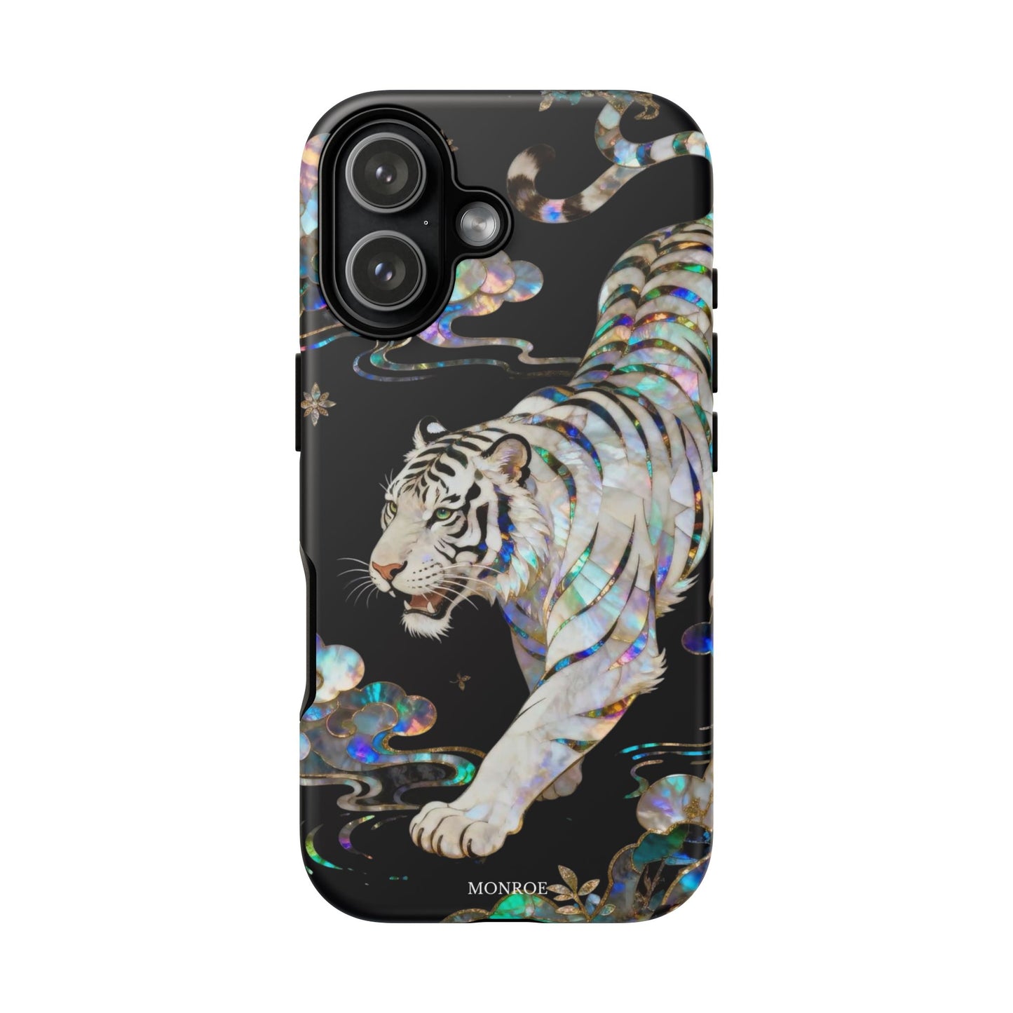 Iridescent White Tiger Tough Case
