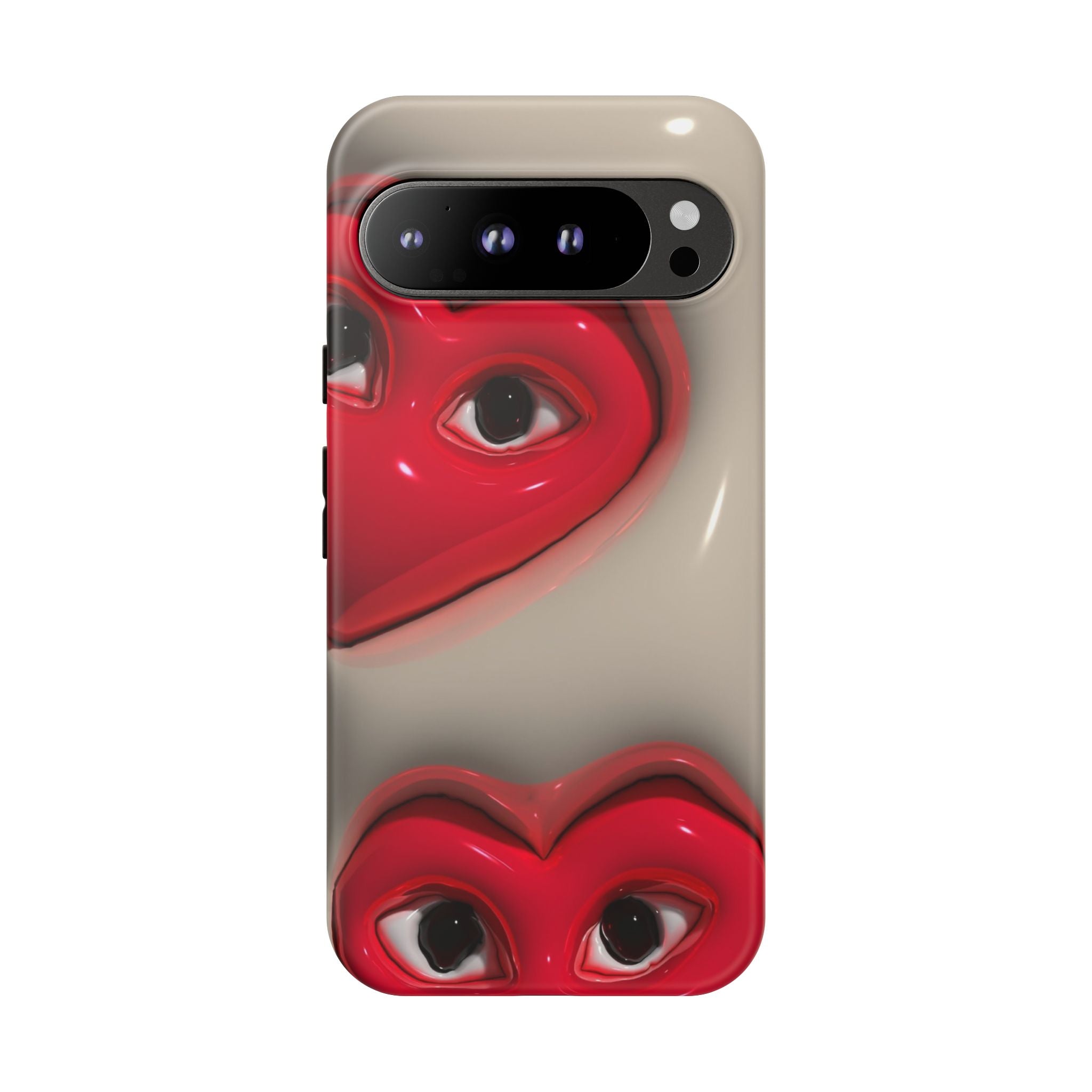 3D Hearts Phone Case