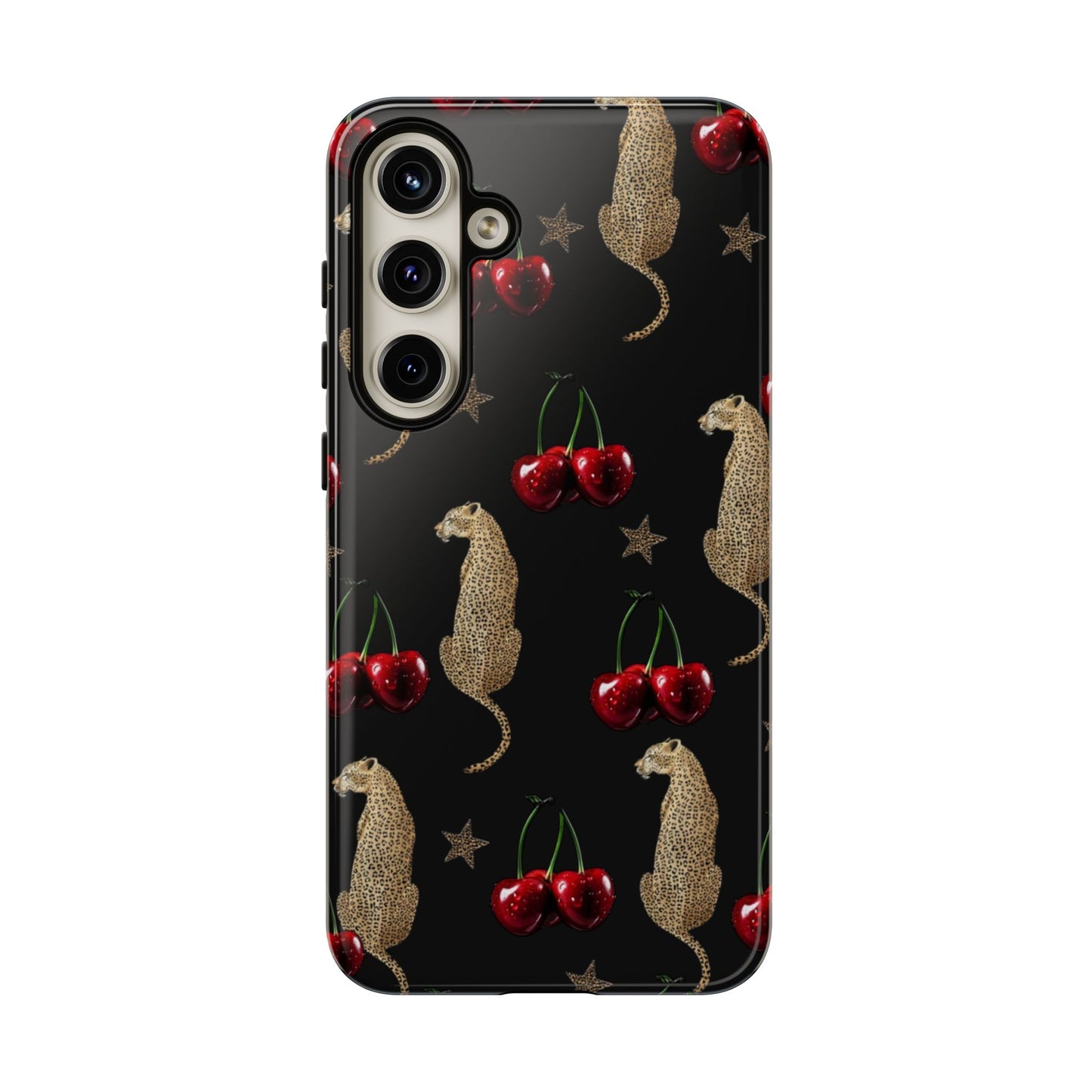 Leopard & Cherry Tough Case