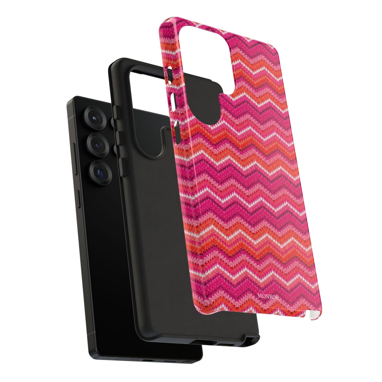Pink Zigzag Tough Case
