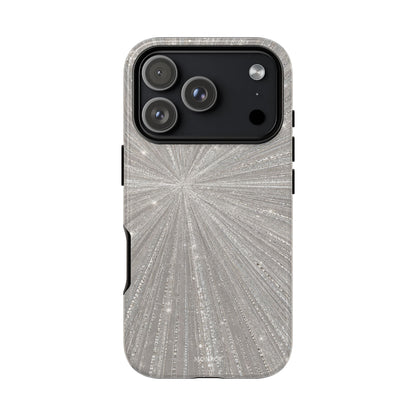 Sparkling Silver Burst Tough Case