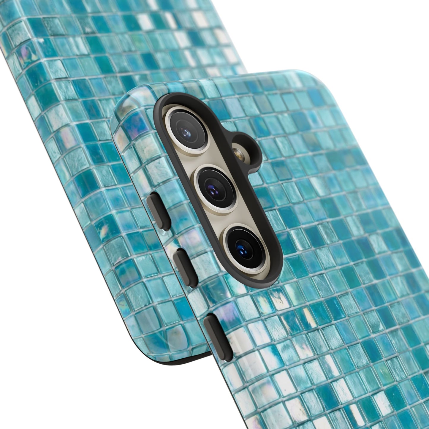 Hot Blue Mosaic Tile Tough Case