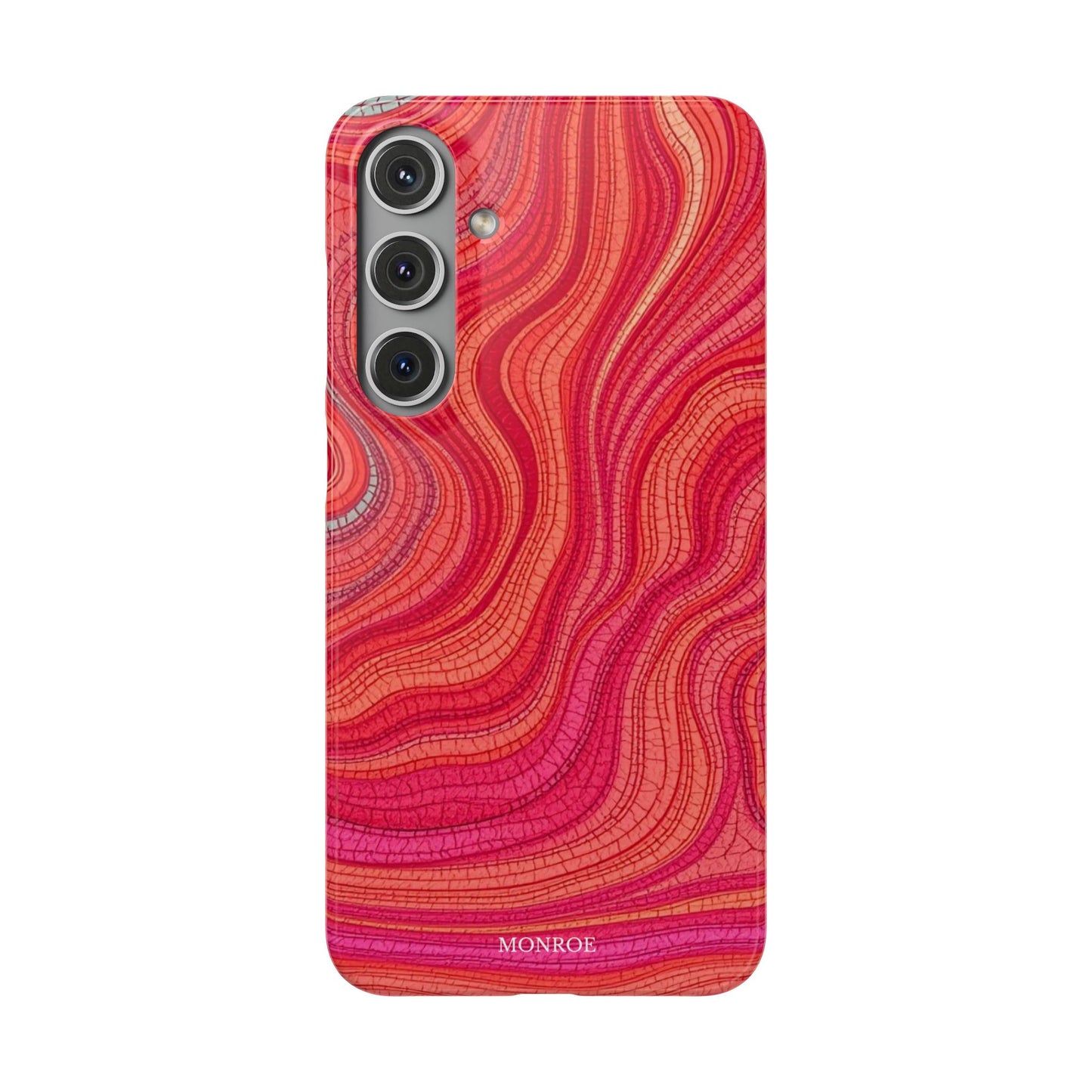 Retro Wavy Red Case