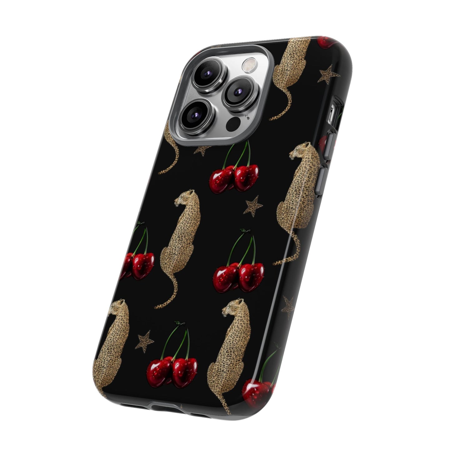 Leopard & Cherry Tough Case