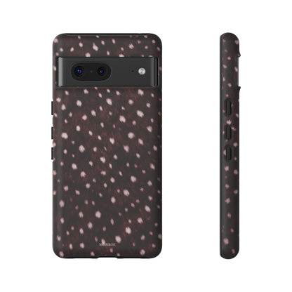 Burgundy Spotted Fur Tough Case
