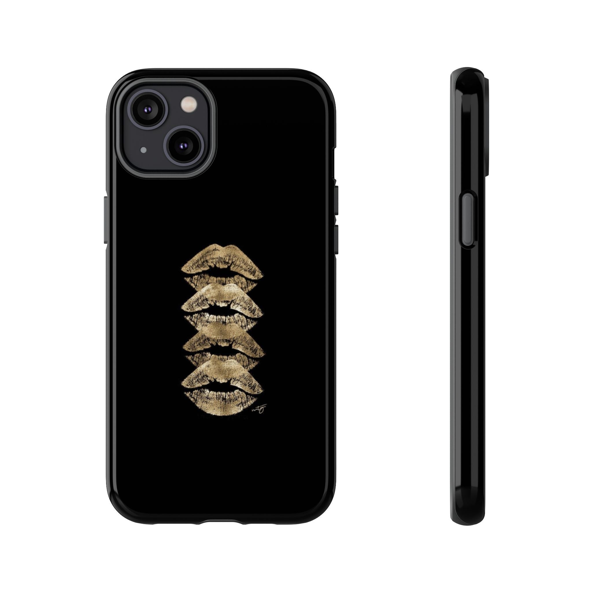 Golden Lipstick Phone Case