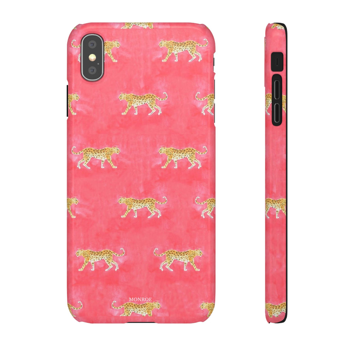 Pink Watercolor Leopard Case