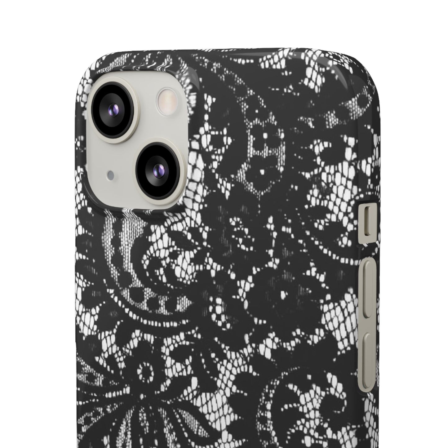 Black Lace Elegant Pattern Case