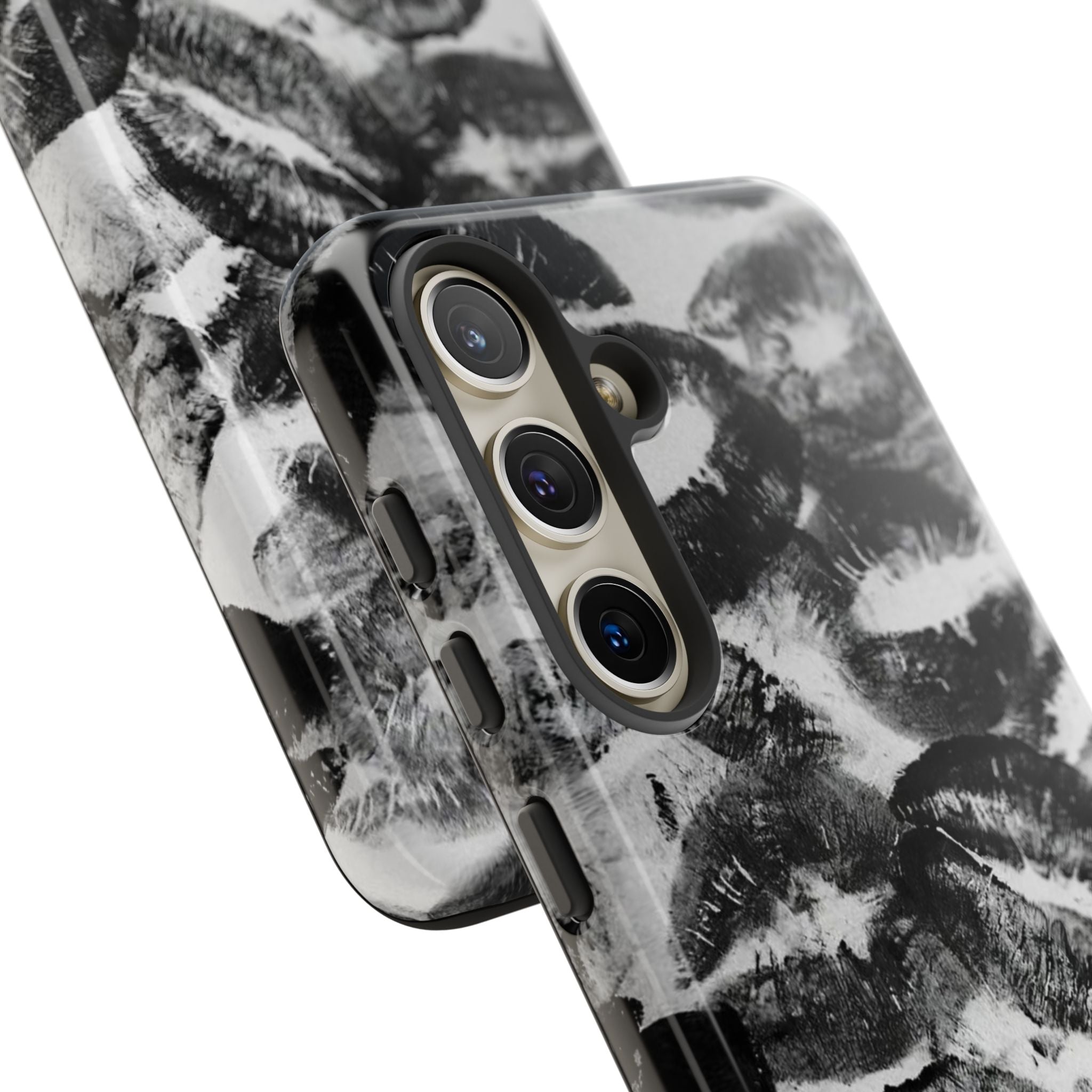 Black and Kiss Design Phone Case