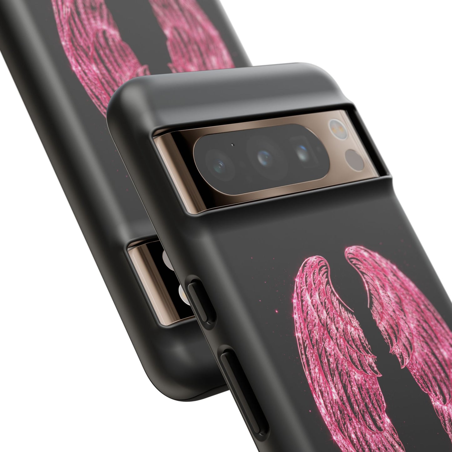 Pink Glitter Angel Tough Case