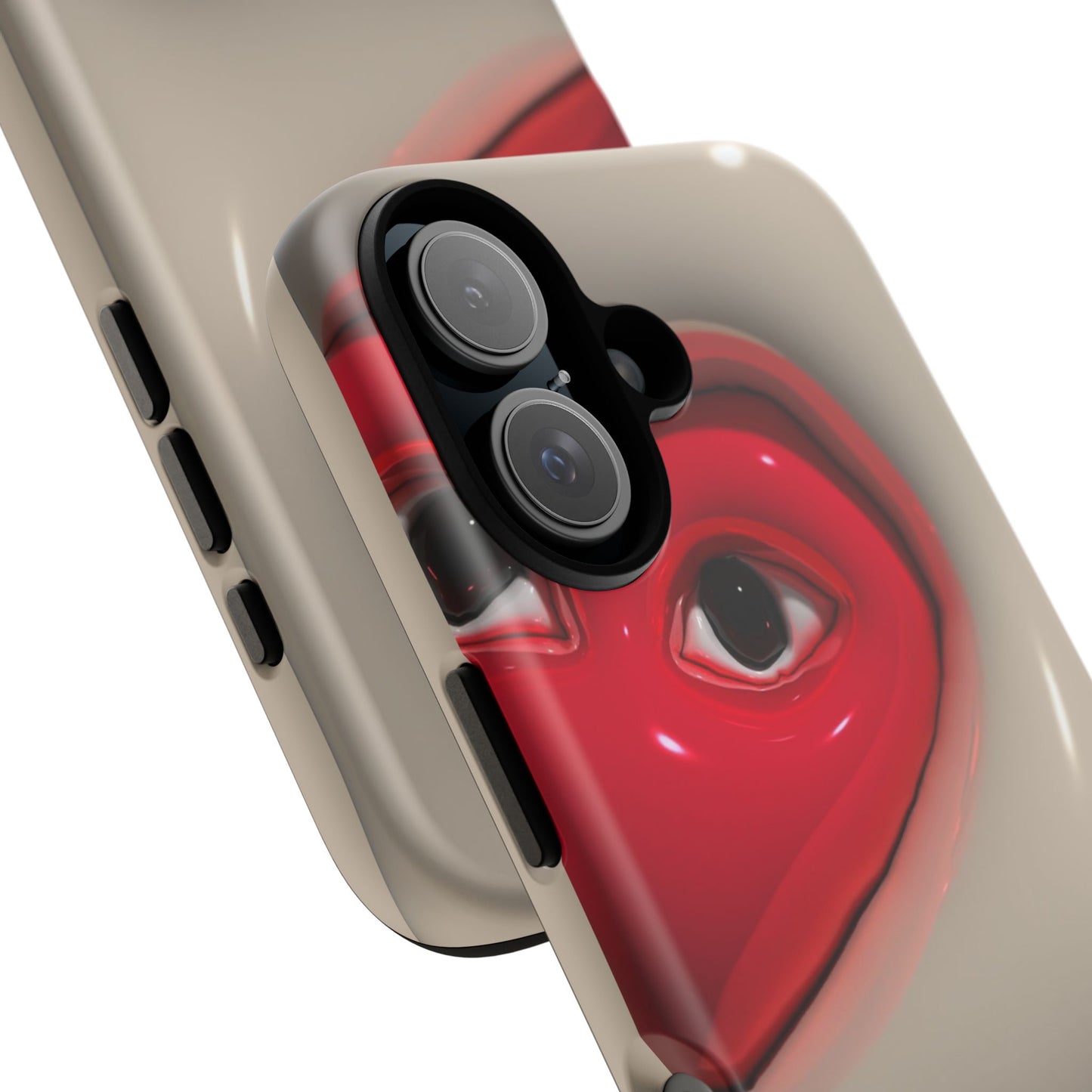 Red Heart Eyes Tough Case