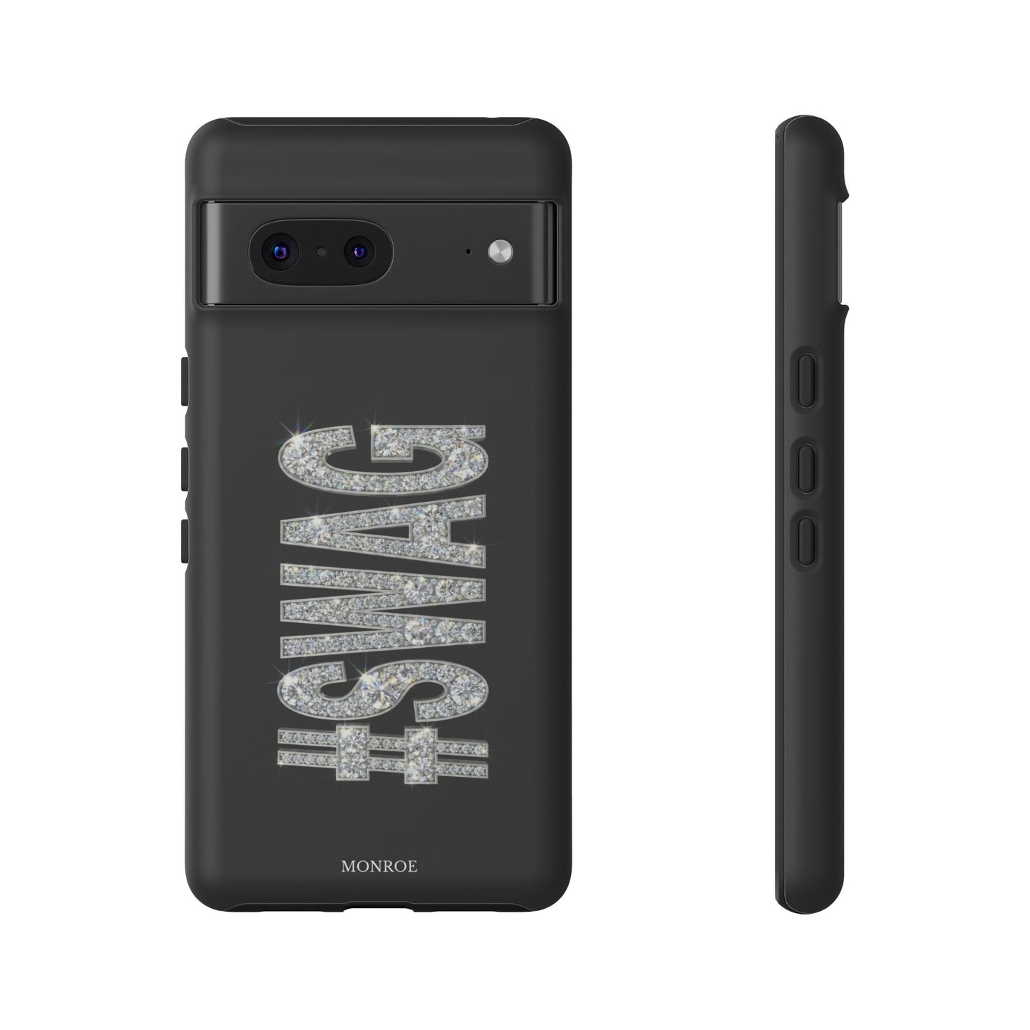 “#SWAG” Black Bling Tough Case