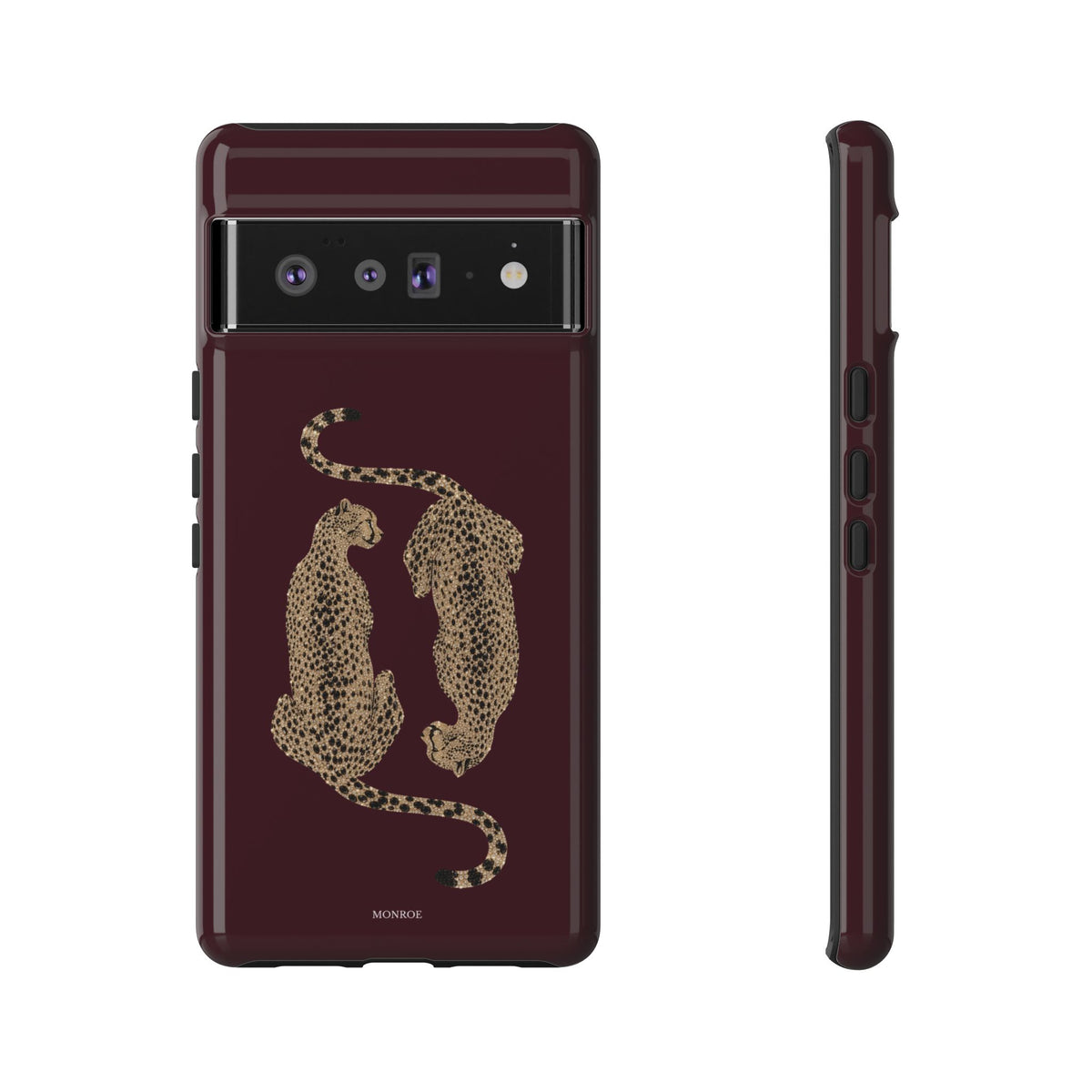Burgundy Cheetah Tough Case