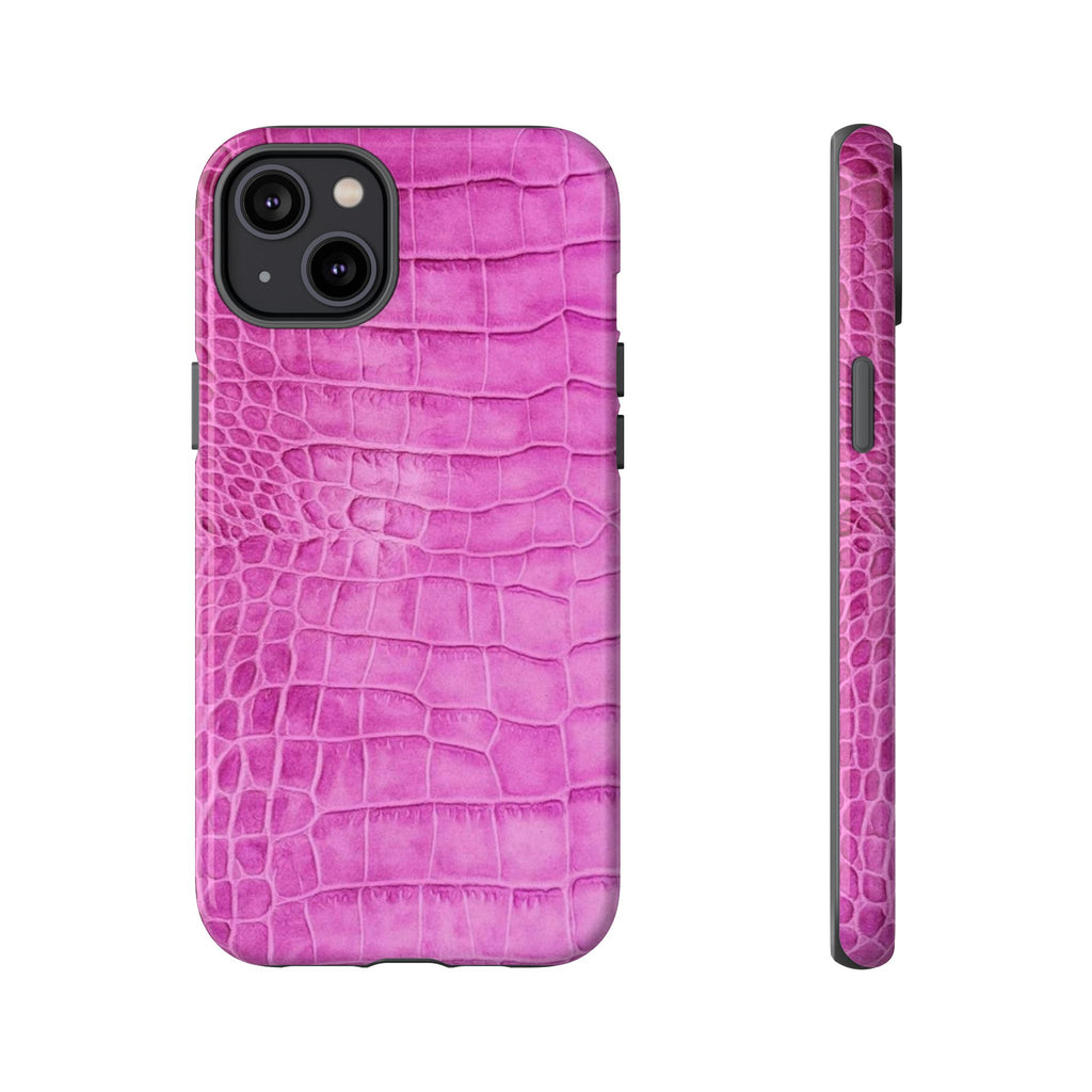 Purple Croc Phone Case