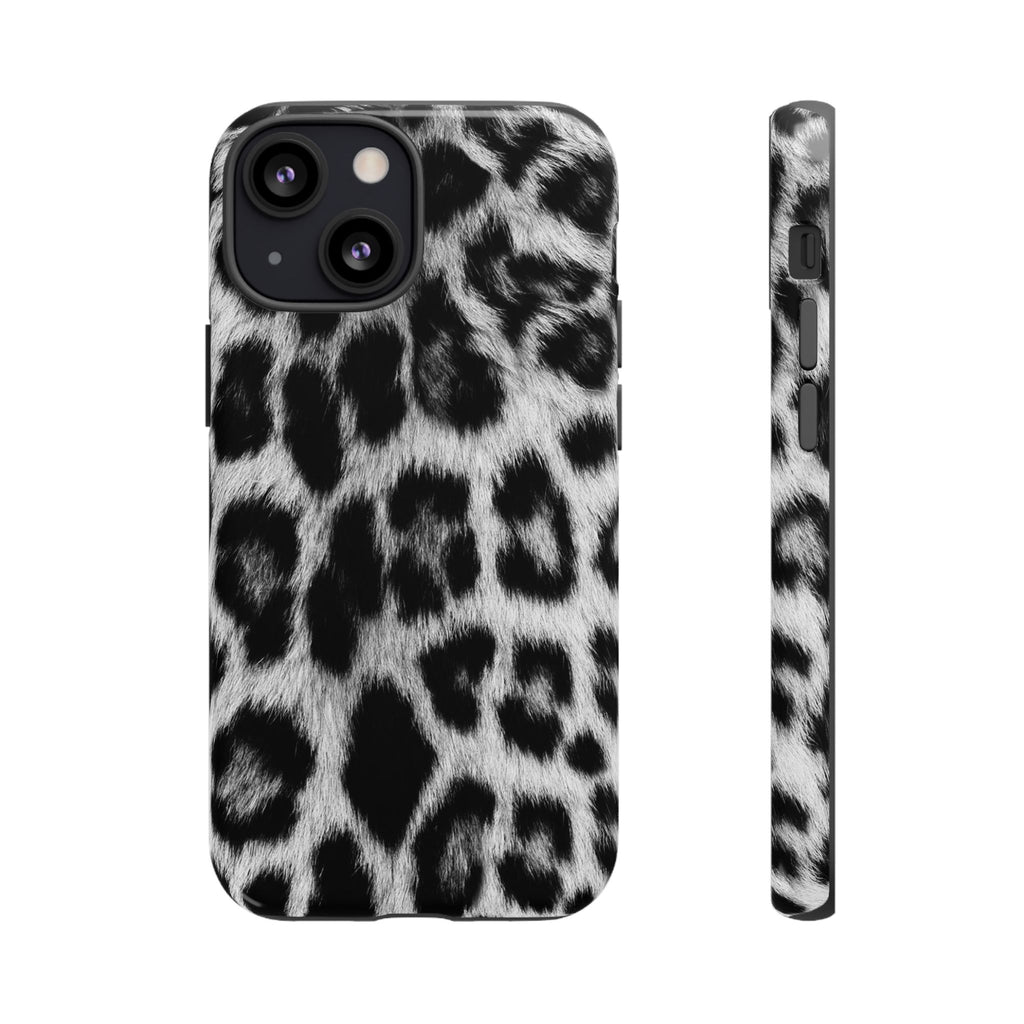 B&W Leopard Phone Case