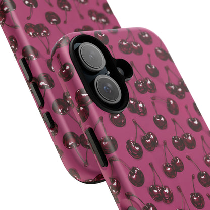 Burgundy Cherries Tough Case