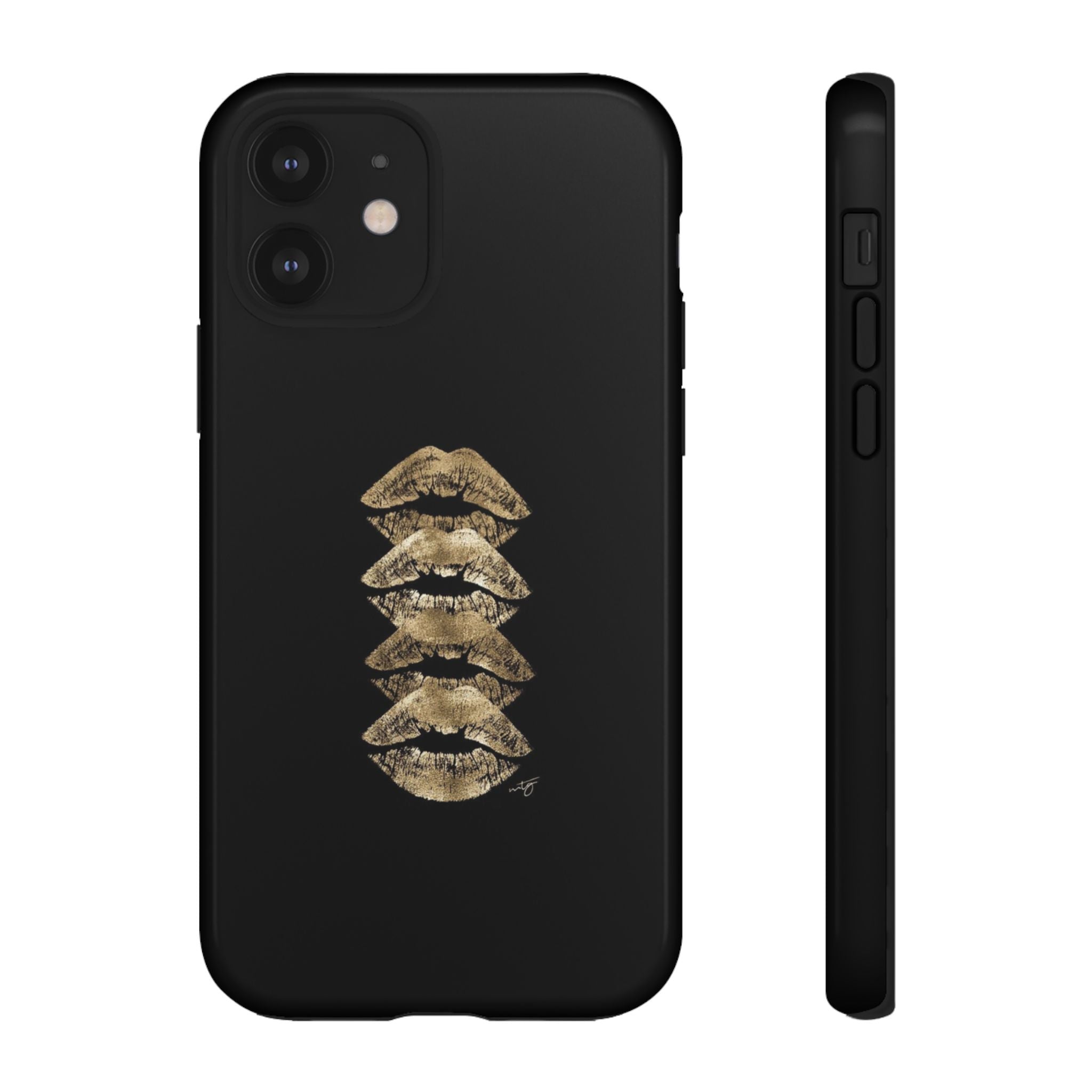 Golden Lipstick Phone Case