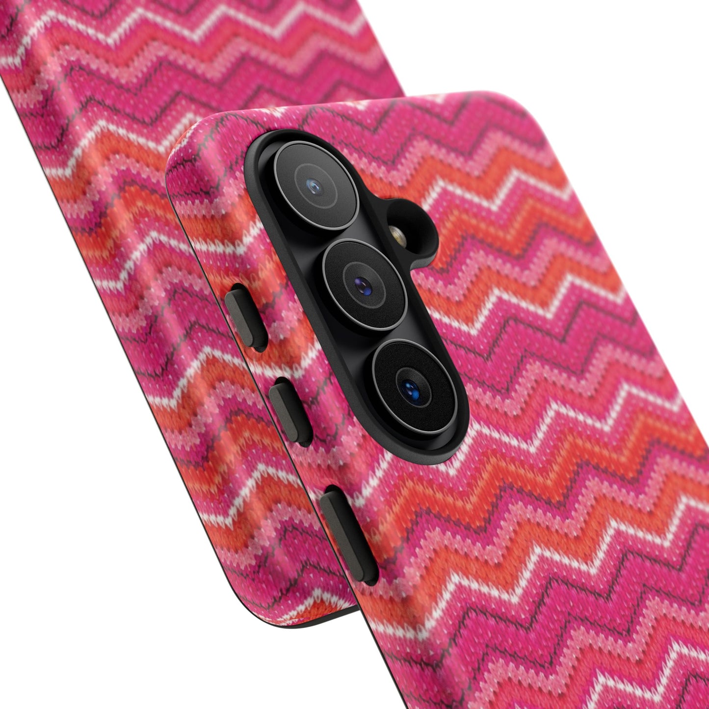 Pink Zigzag Tough Case