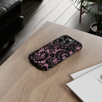 Pink Lace Pattern Tough Phone Case