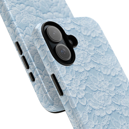 Glacier Blue Lace Tough Case