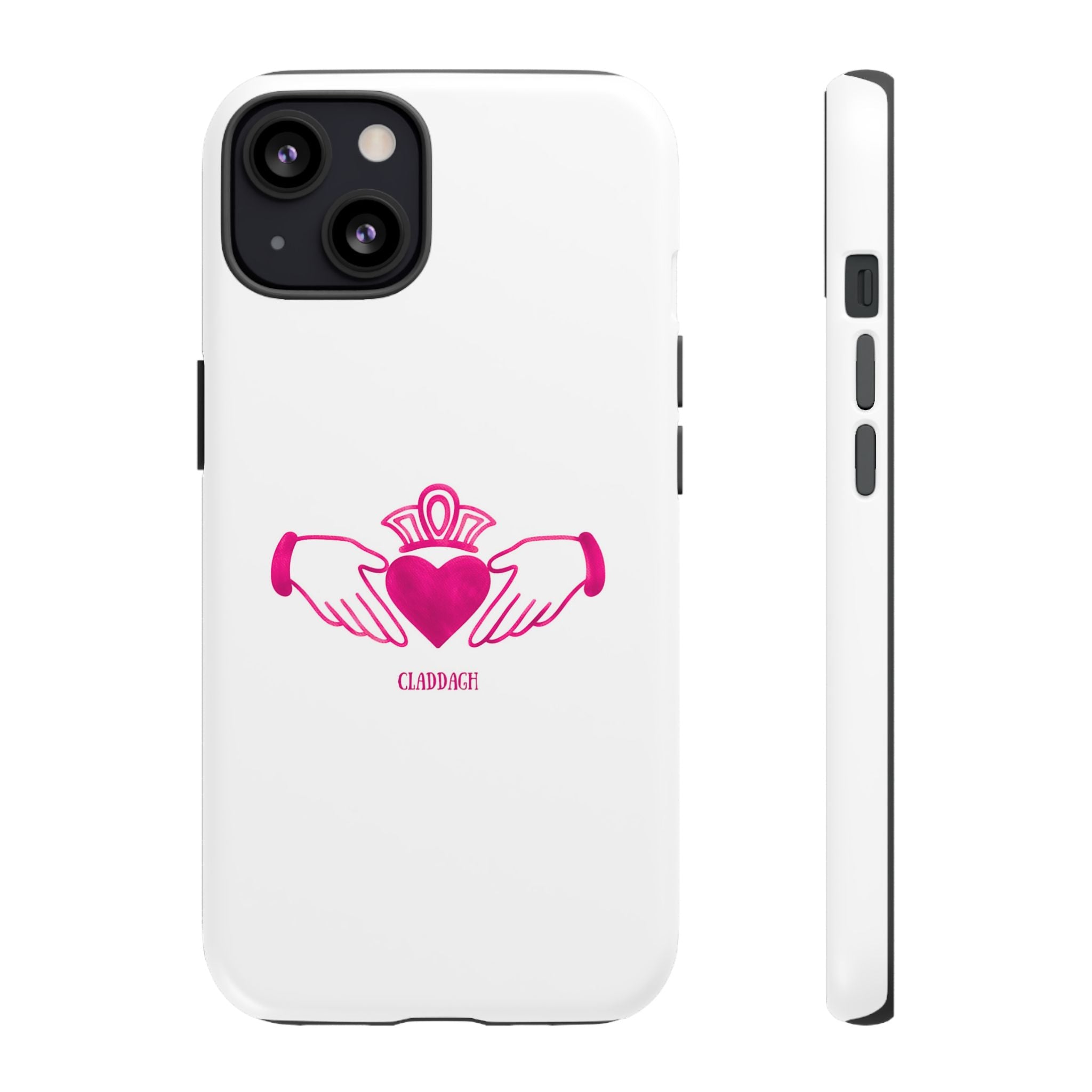 Pink Irish Claddagh Symbol Tough Phone Case