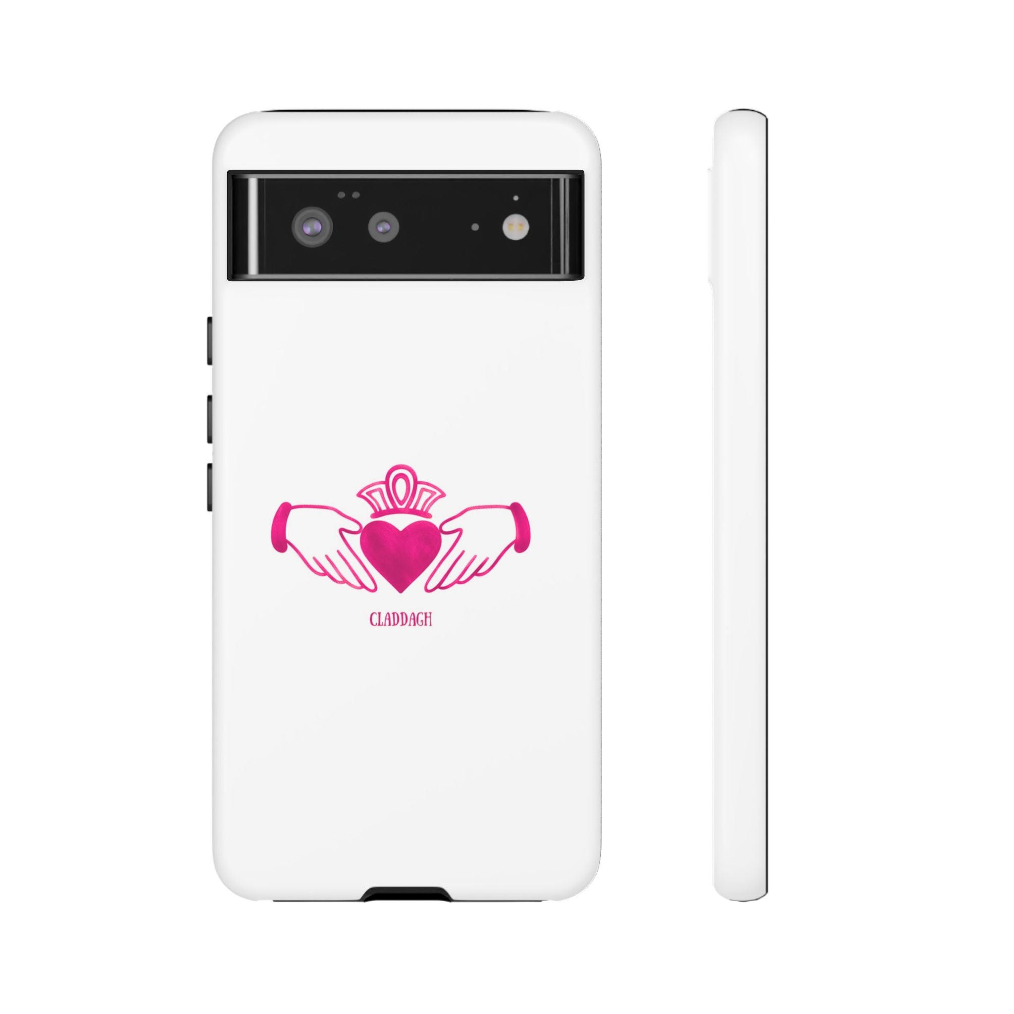 Pink Irish Claddagh Symbol Tough Phone Case