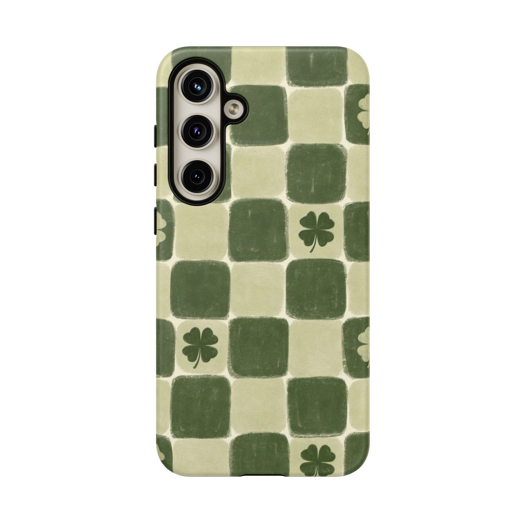 Clover Checker Tough Phone Case