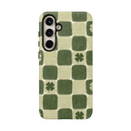 Clover Checker Tough Phone Case