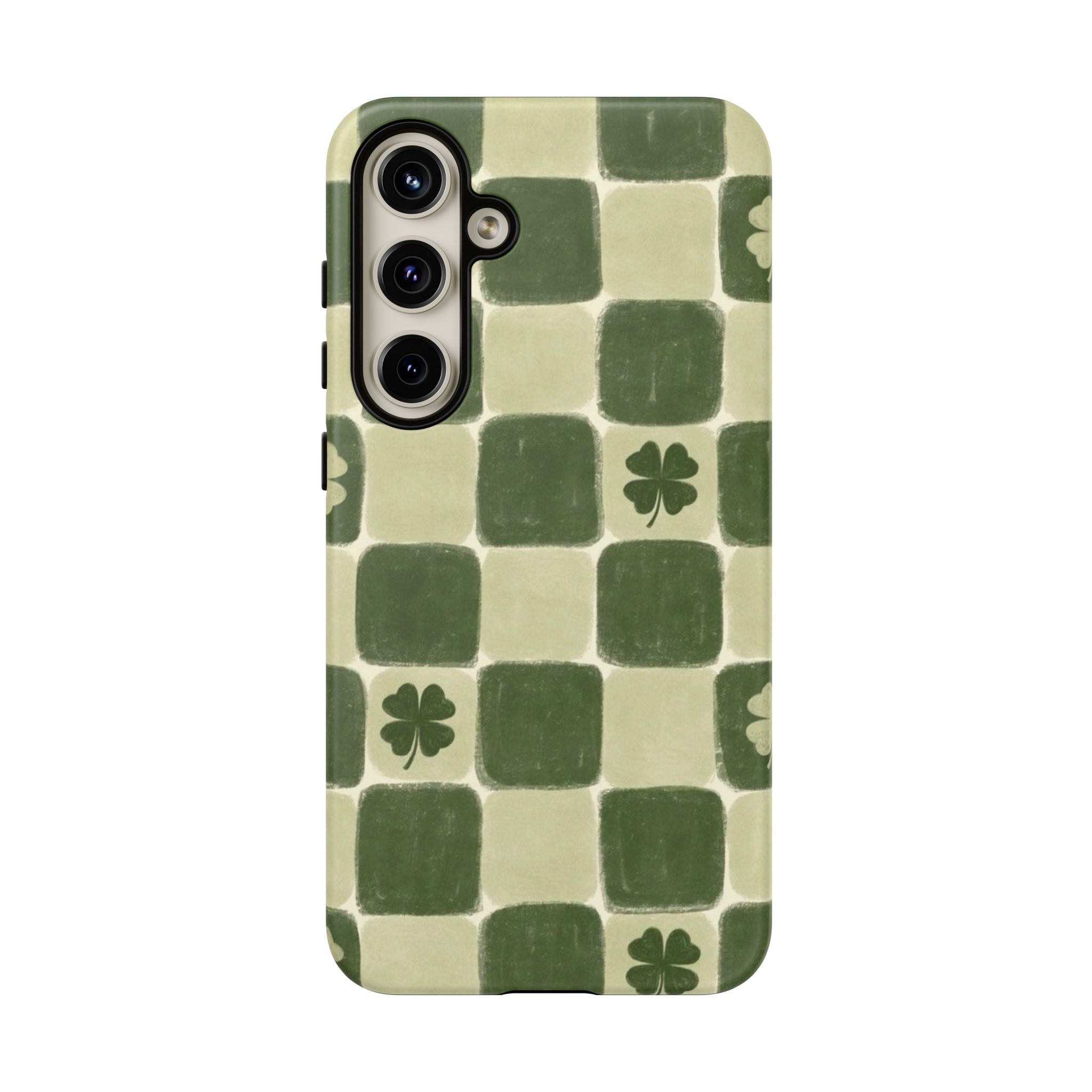 Clover Checker Tough Phone Case