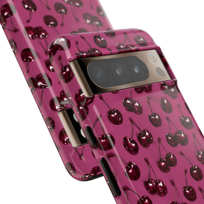 Burgundy Cherries Tough Case