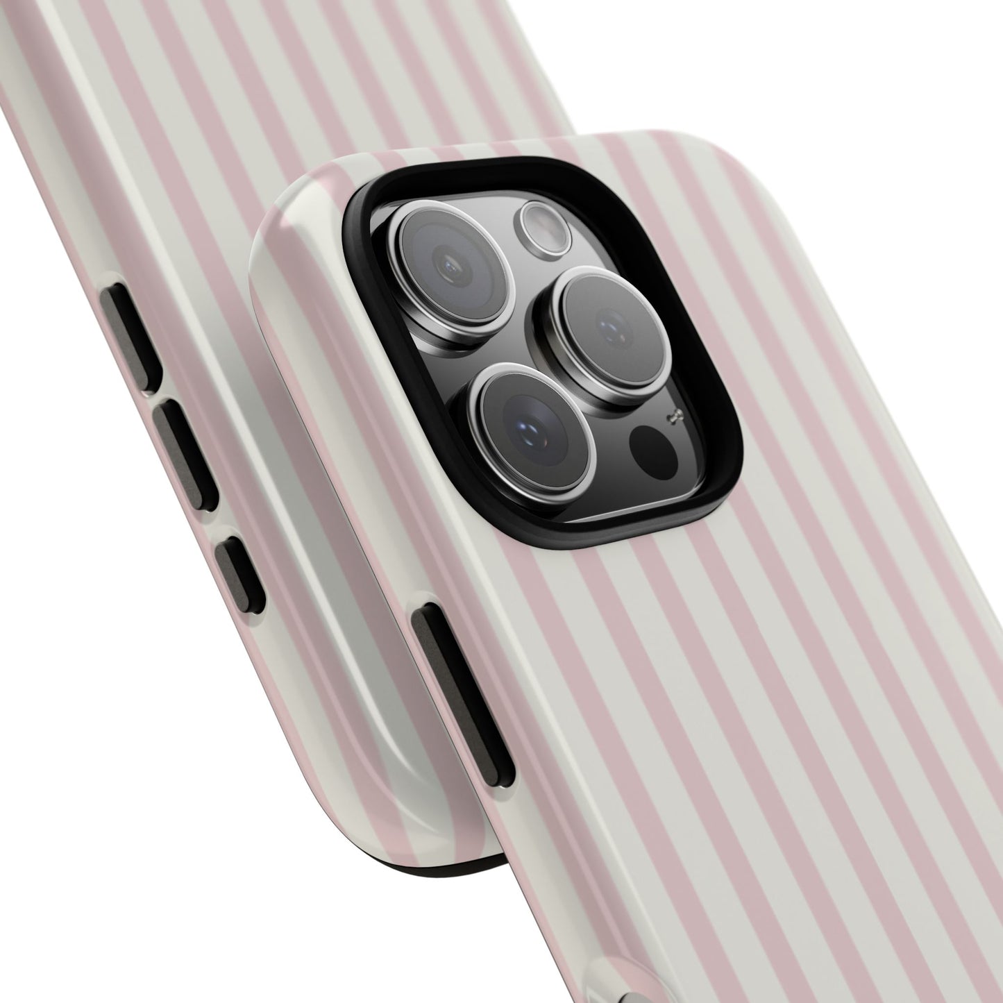 Light Pink Stripe Tough Phone Case
