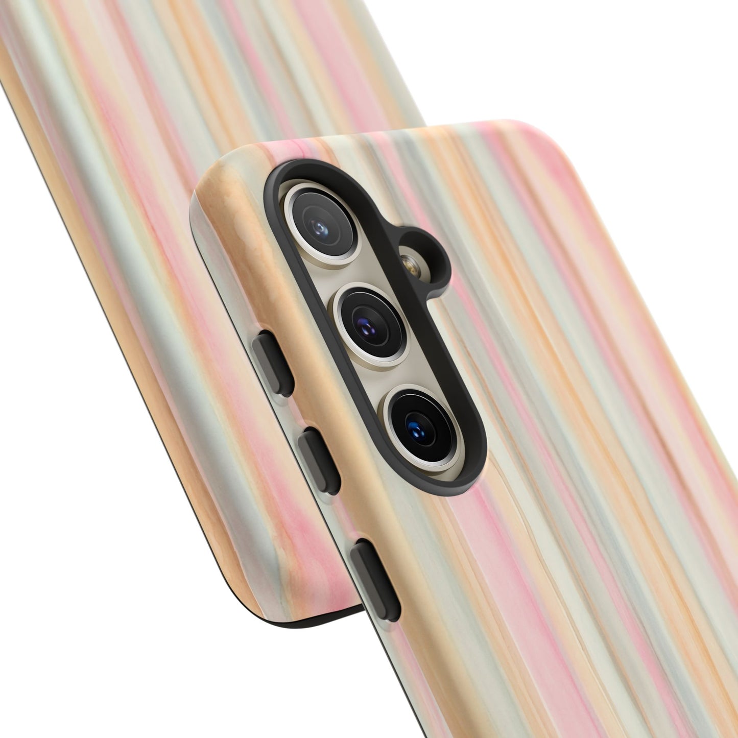 Pastel Watercolor Stripe Tough Case