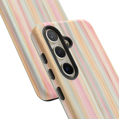 Pastel Watercolor Stripe Tough Case