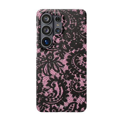 Pink Lace Pattern Case