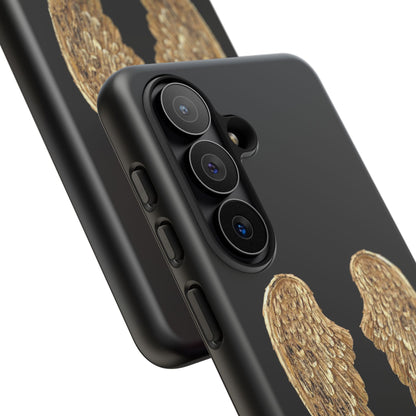 Gold Angel Wings Tough Case