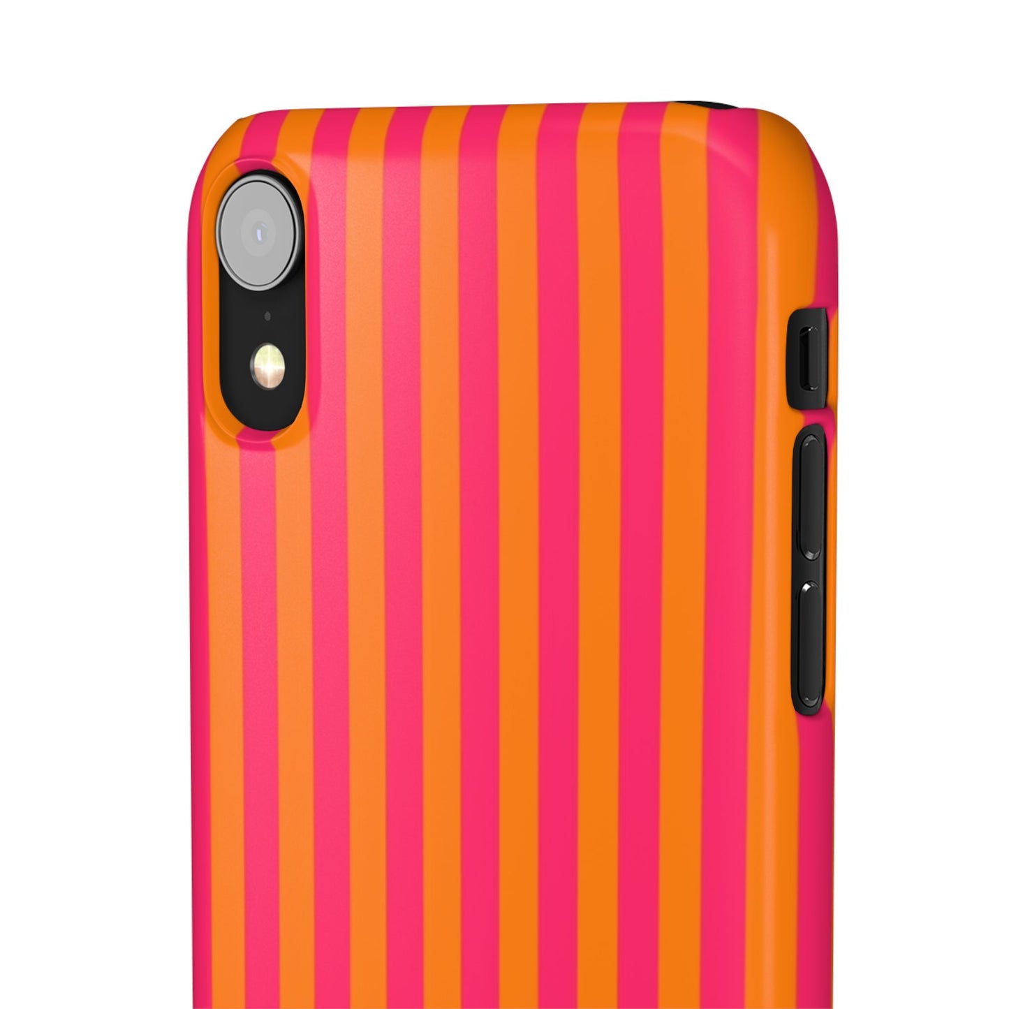 Striped Orange & Pink Case