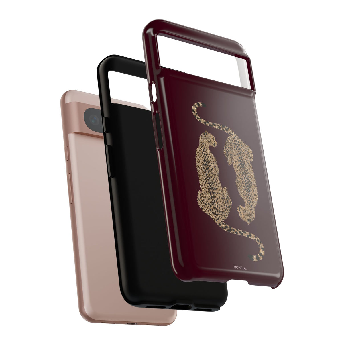Burgundy Cheetah Tough Case