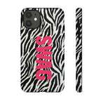 'SWAG' Zebra Print Tough Case