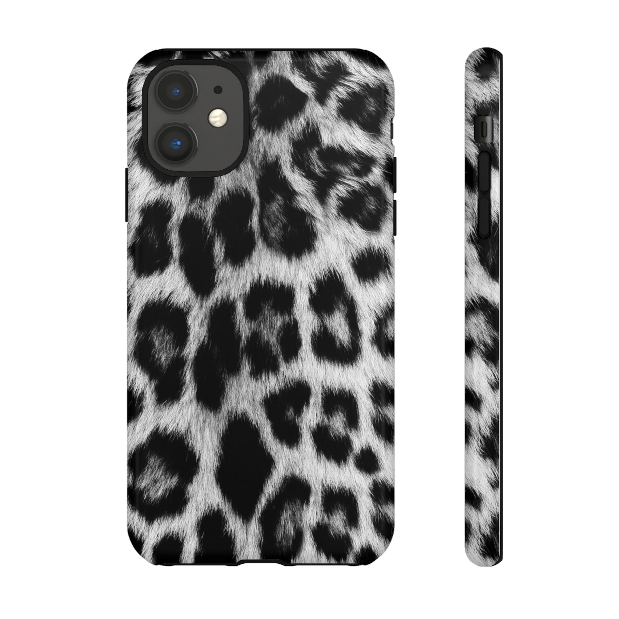 B&W Leopard Phone Case