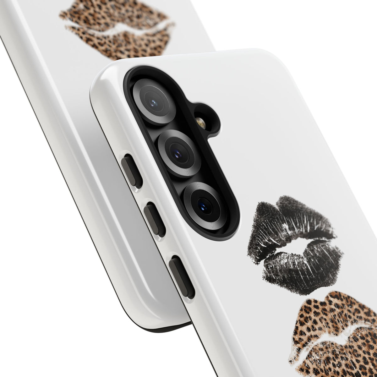 Leopard Glam Lip Tough Case