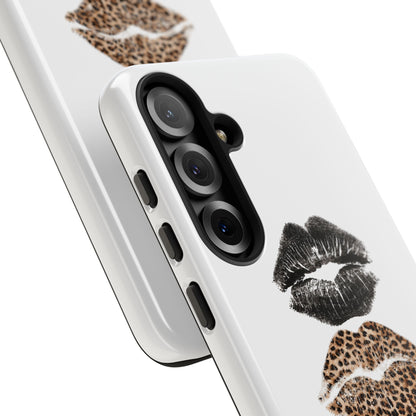Leopard Glam Lip Tough Case