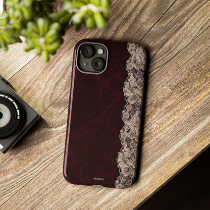 Burgundy Rose Tough Case