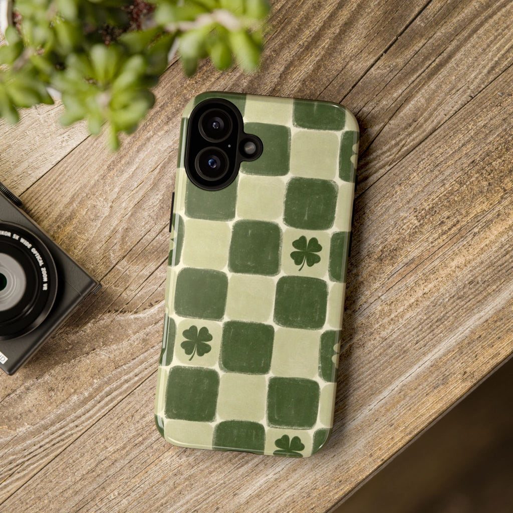 Clover Checker Tough Phone Case
