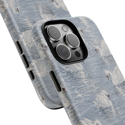 Swan Pattern Tough Case
